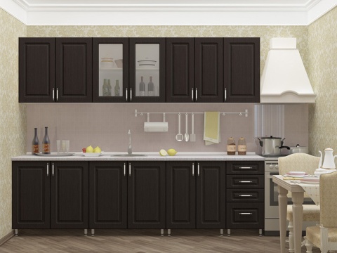 Кухонный Гарнитур Венесуэла  МДФ 2600 мм