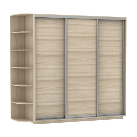 Шкаф-Купе 3-х Створчатый Тиффани Рамир Элемент Ш-1800/2100/2200 мм/Разные Цвета